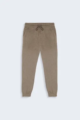 Oatmeal Slim Fit Jogger Pants