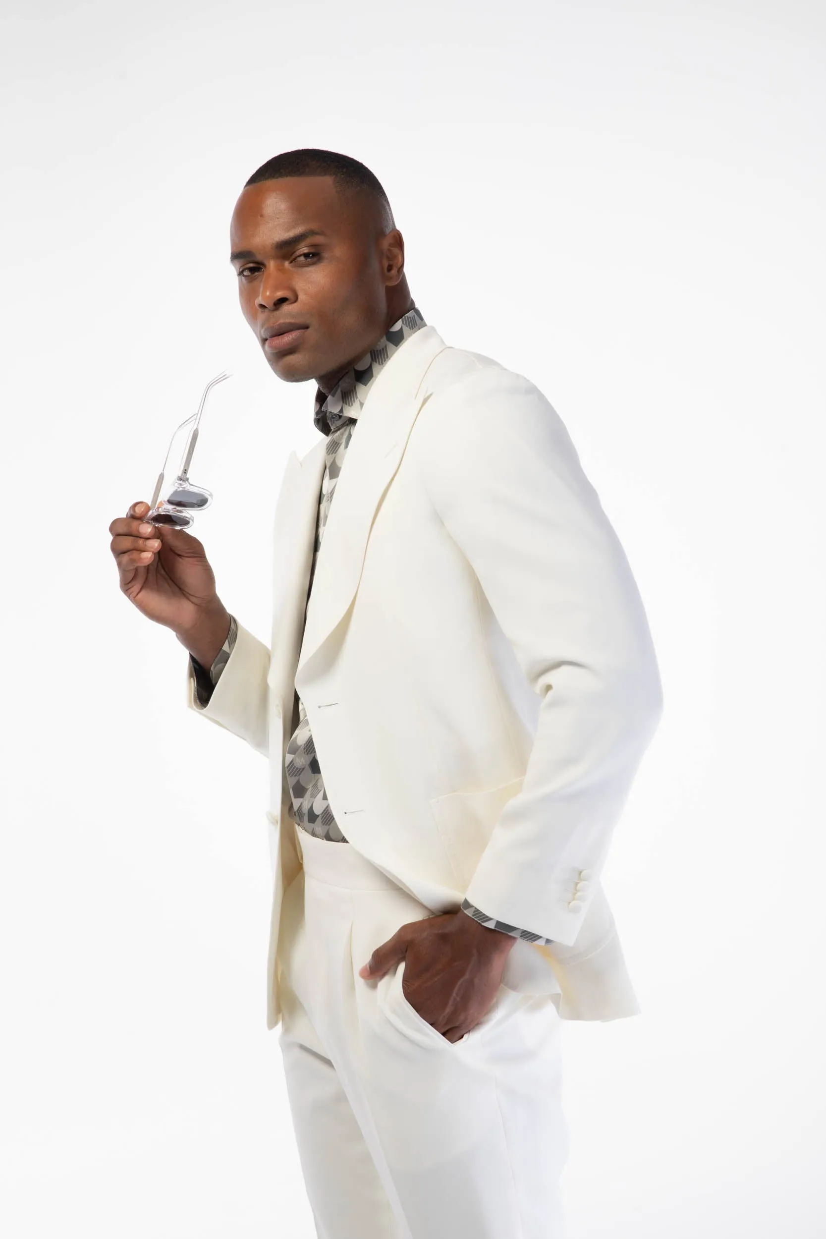 OFF WHITE SIGNATURE TWO PIECE SUIT