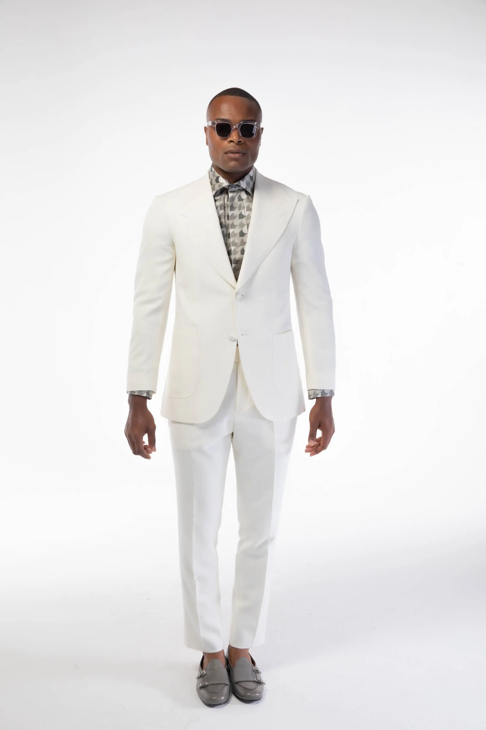 OFF WHITE SIGNATURE TWO PIECE SUIT