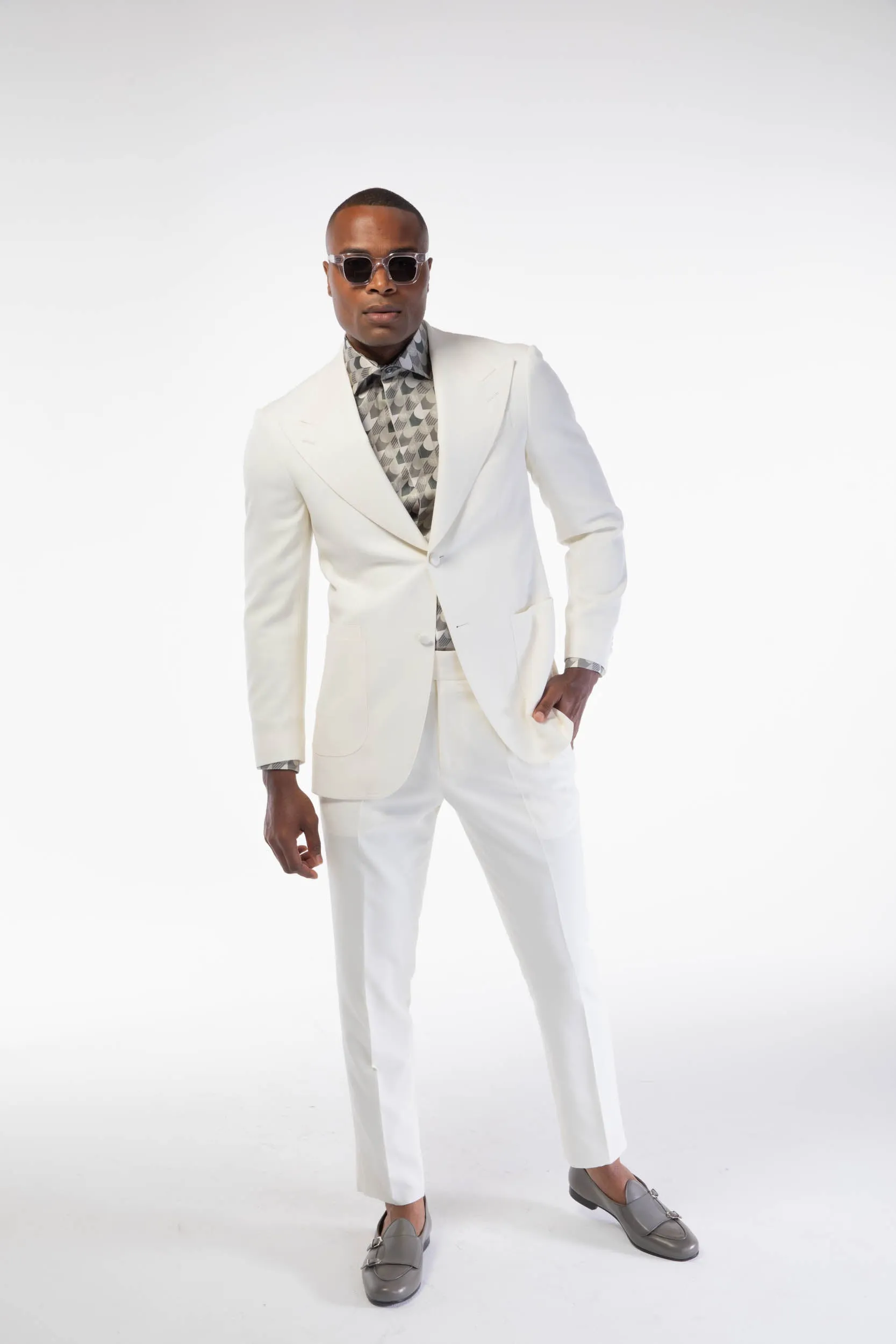 OFF WHITE SIGNATURE TWO PIECE SUIT