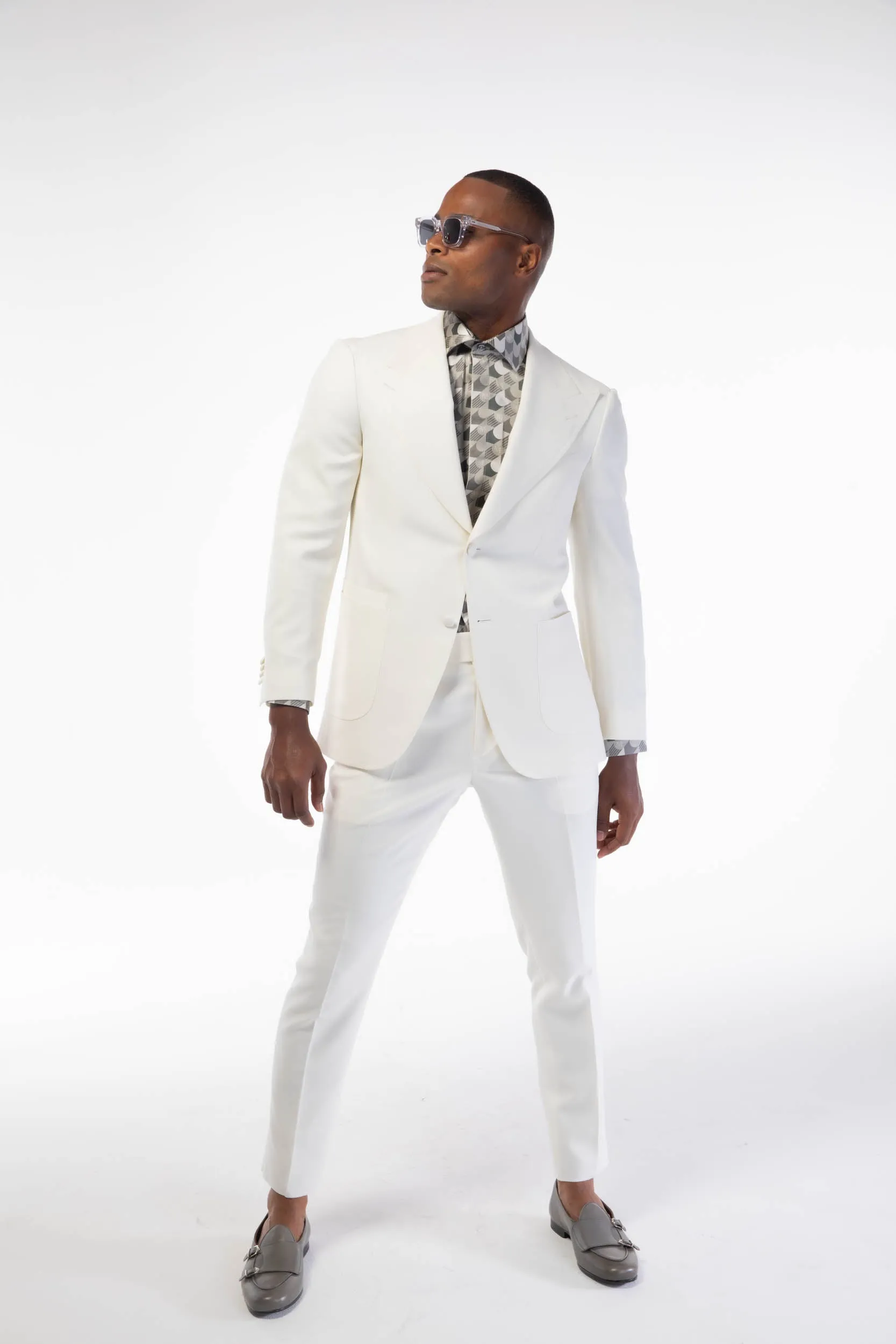 OFF WHITE SIGNATURE TWO PIECE SUIT