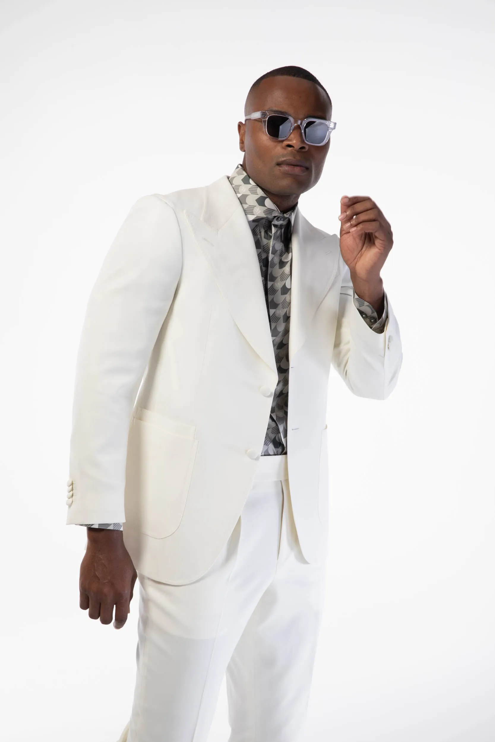 OFF WHITE SIGNATURE TWO PIECE SUIT