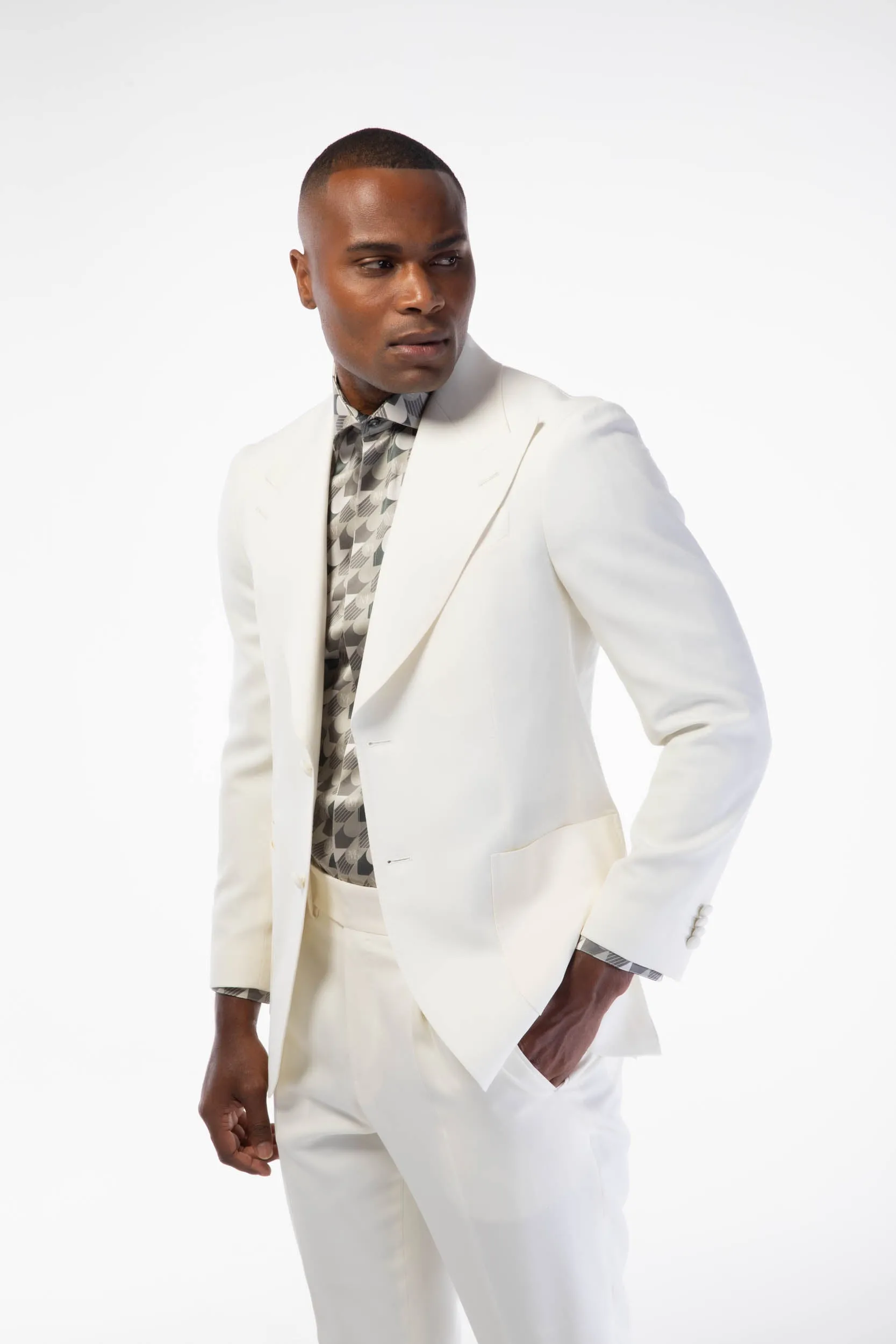 OFF WHITE SIGNATURE TWO PIECE SUIT