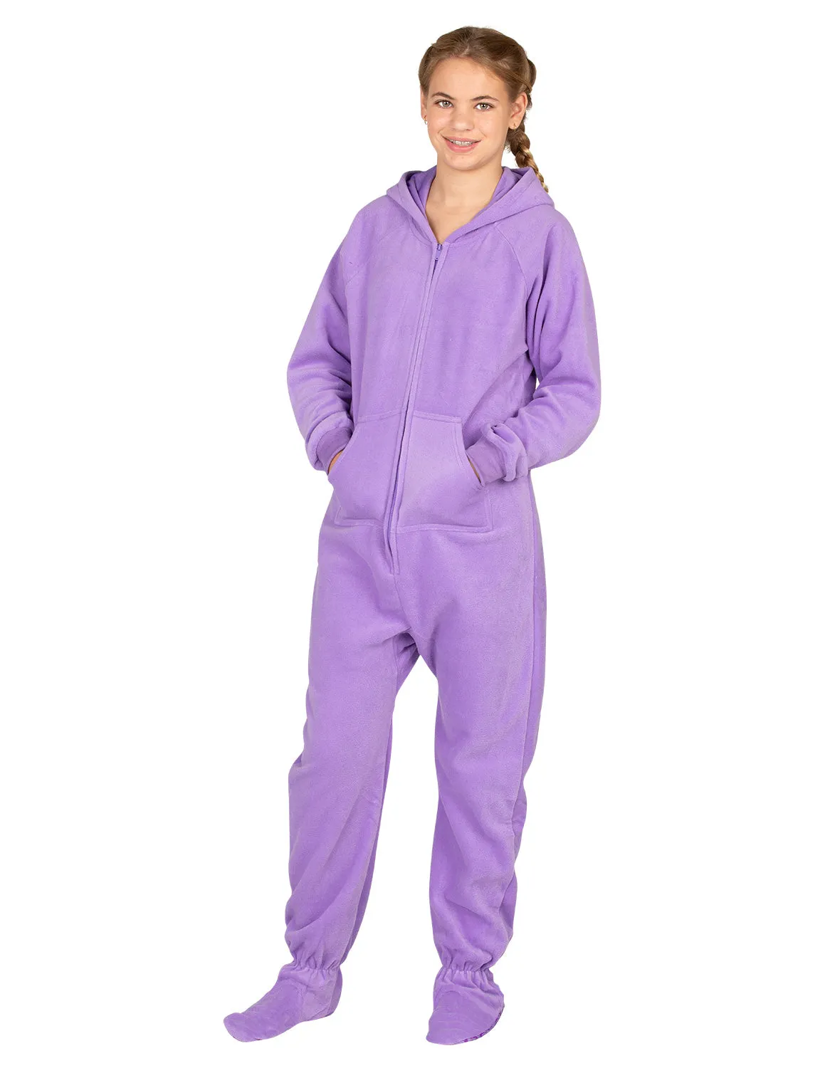 Purple Rain Kids Hoodie Fleece Onesie