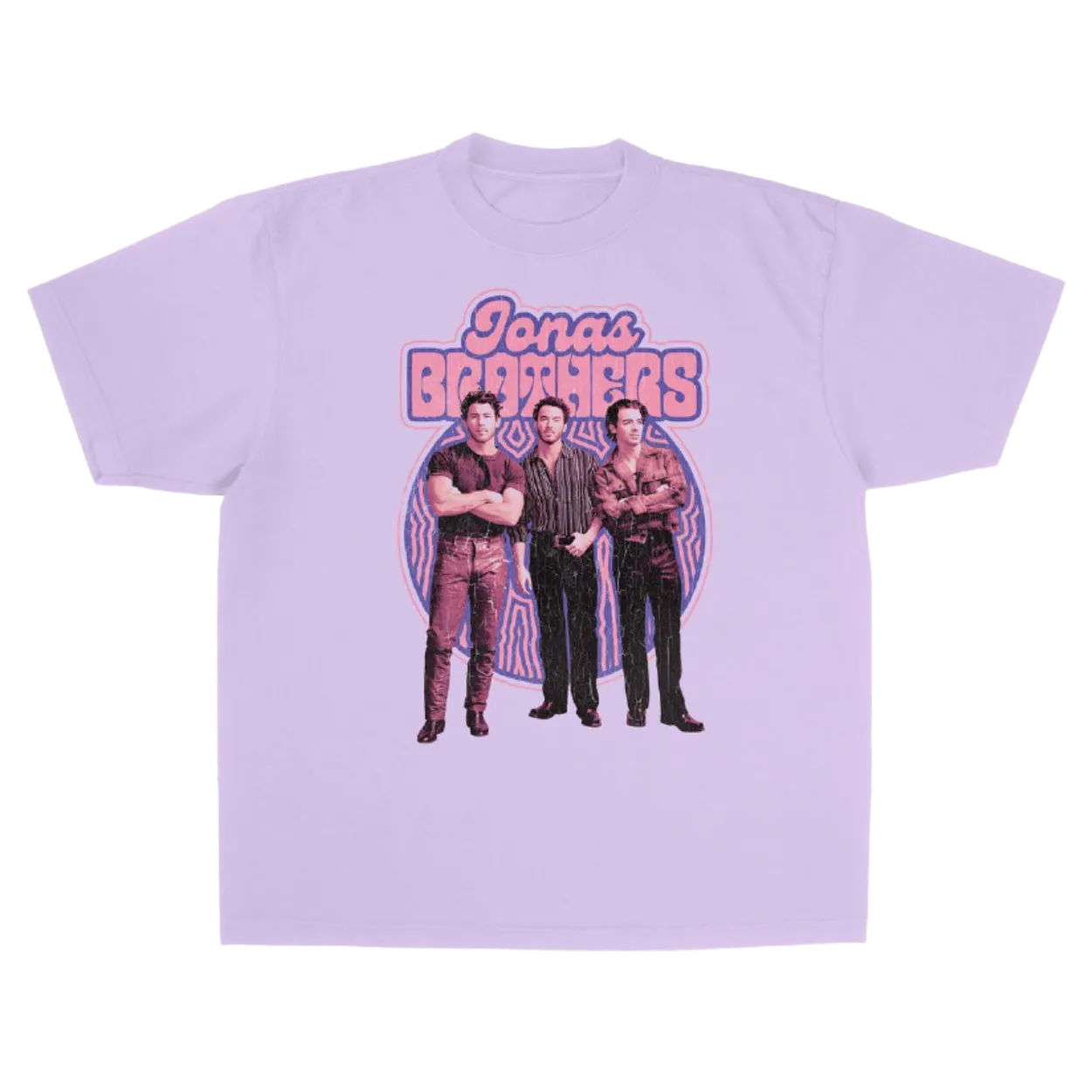 PURPLE RETRO TEE