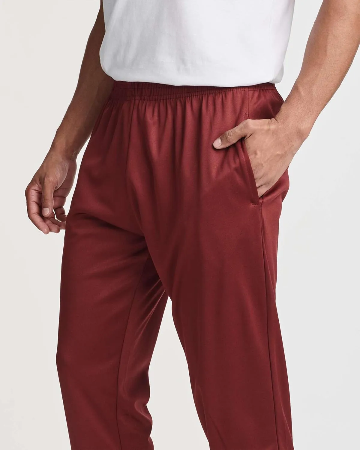 Real Essentials 3 Pack: Men's Tricot Active Athletic Casual Jogger Fleece Lined Sweatpants Pockets (Available in Big & Tall)