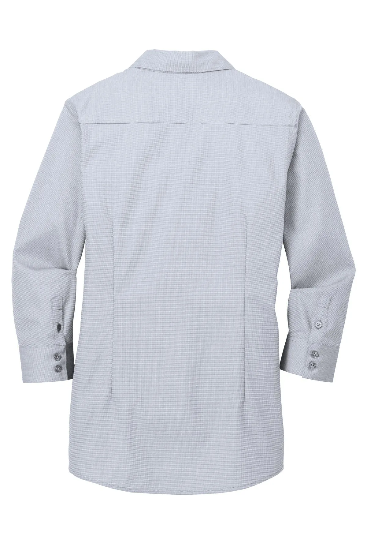Red House Ladies 3/4-Sleeve Nailhead Non-Iron Shirt. RH690