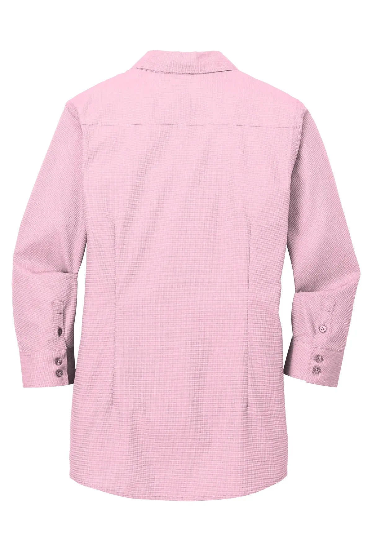 Red House Ladies 3/4-Sleeve Nailhead Non-Iron Shirt. RH690