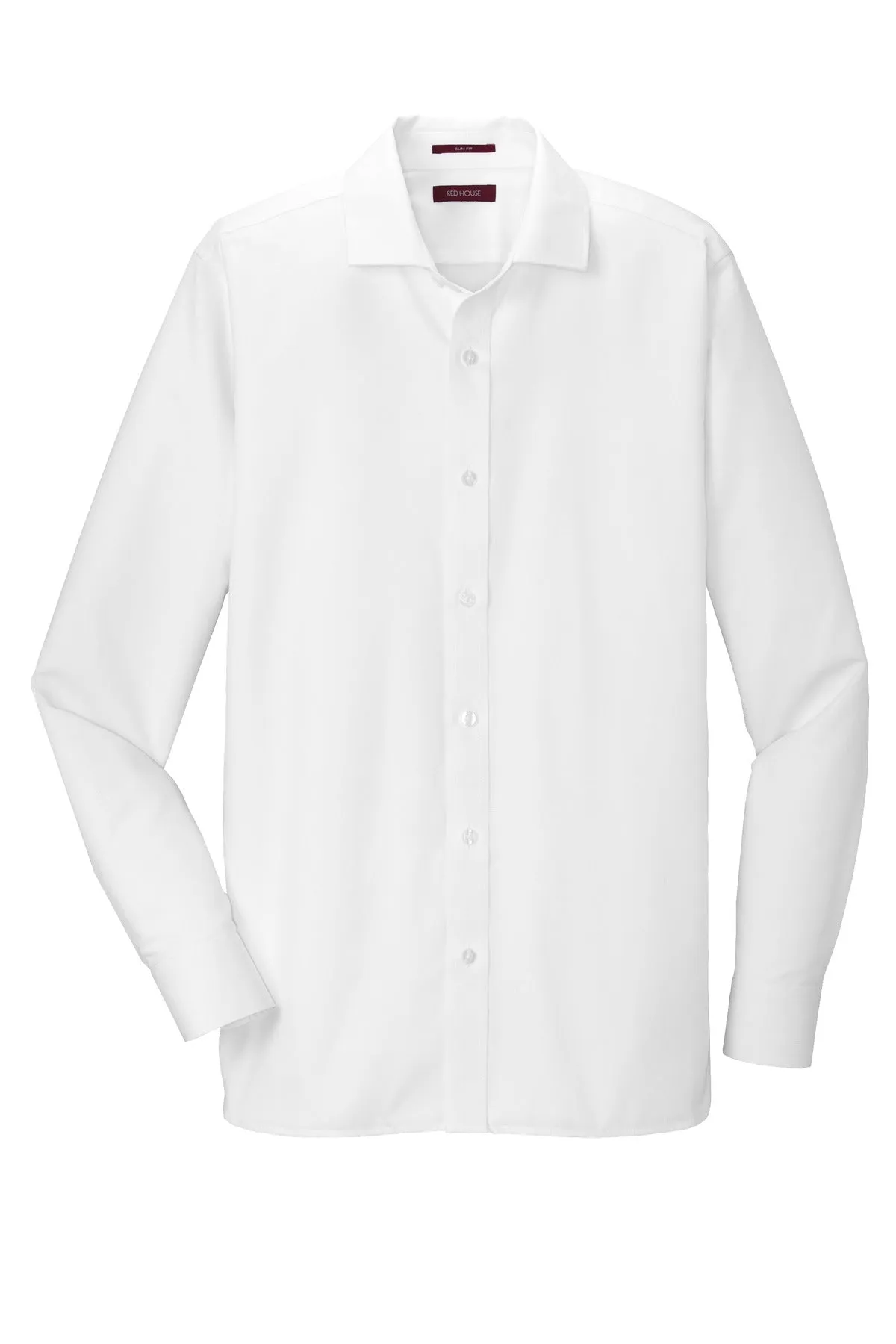 Red House Slim Fit Nailhead Non-Iron Shirt. RH390