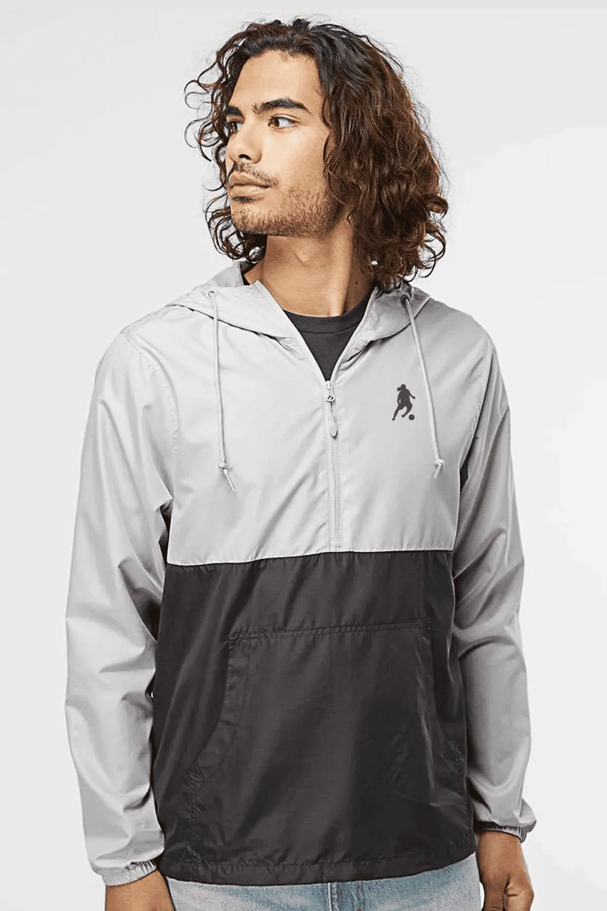 Ronaldinho Bruxo Lightweight Quarter-Zip Windbreaker Pullover Jacket