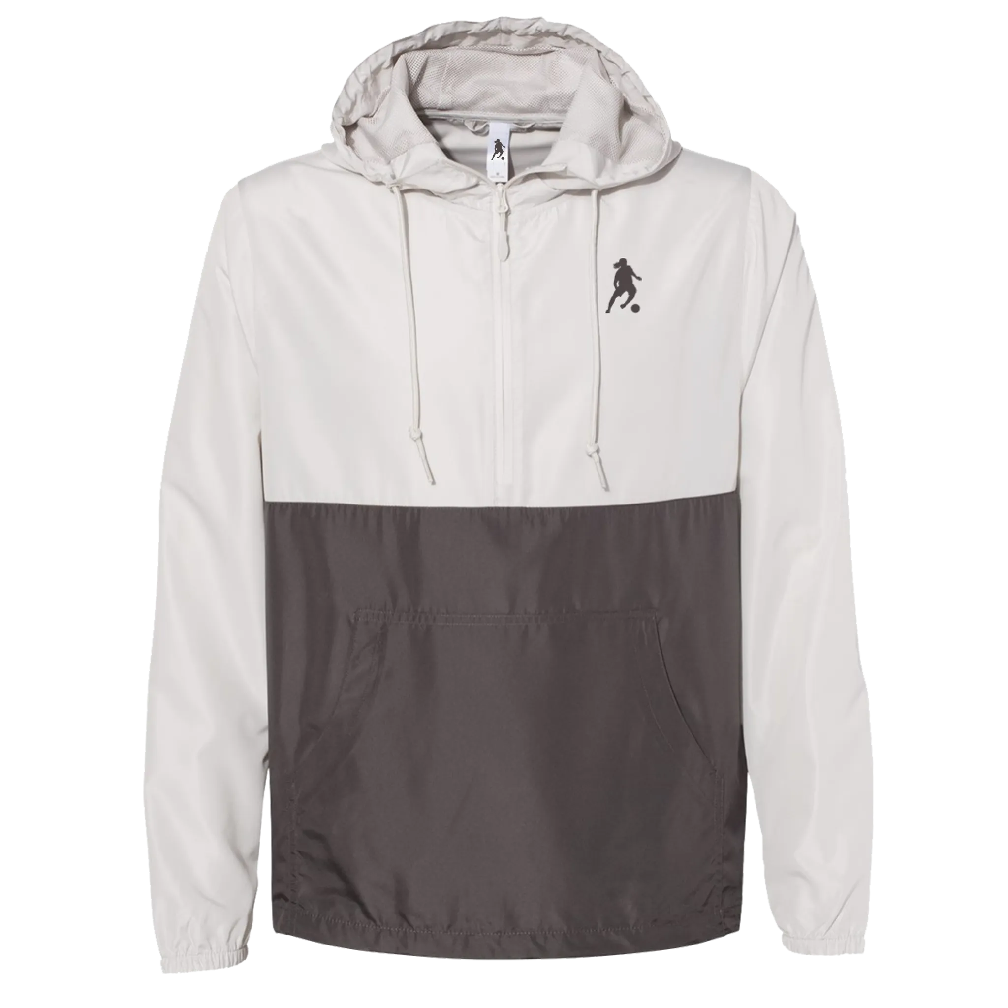 Ronaldinho Bruxo Lightweight Quarter-Zip Windbreaker Pullover Jacket
