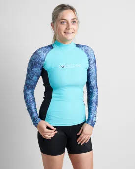 Rooster Womens Rash Top-Long Sleeved