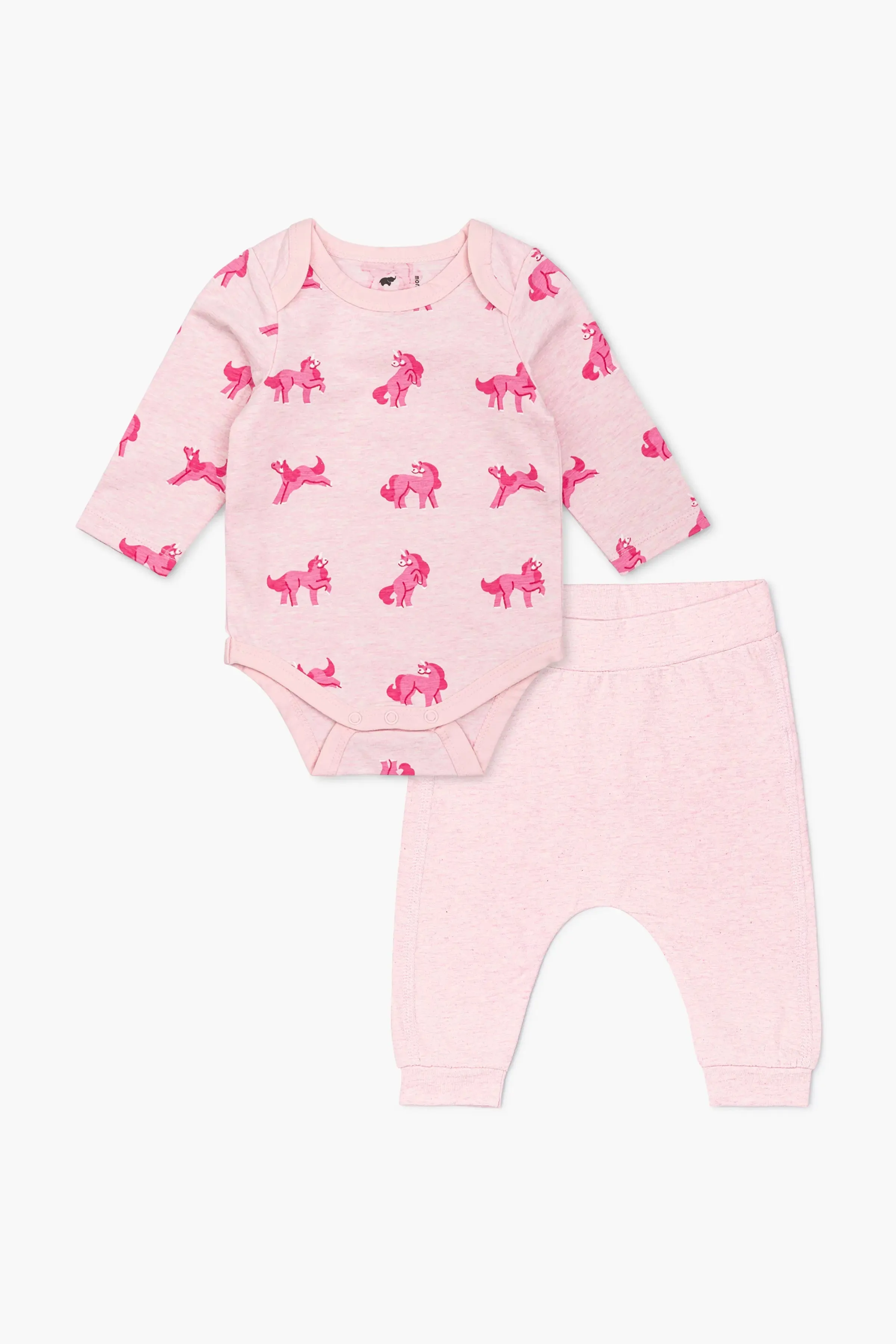 SALE - Jack   Jill Bodysuit Groove Pants Bundle_Pink Unicorns