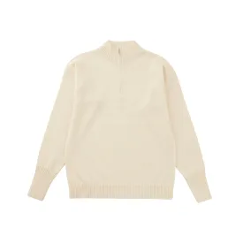 Seaman Half-Zip Off-White