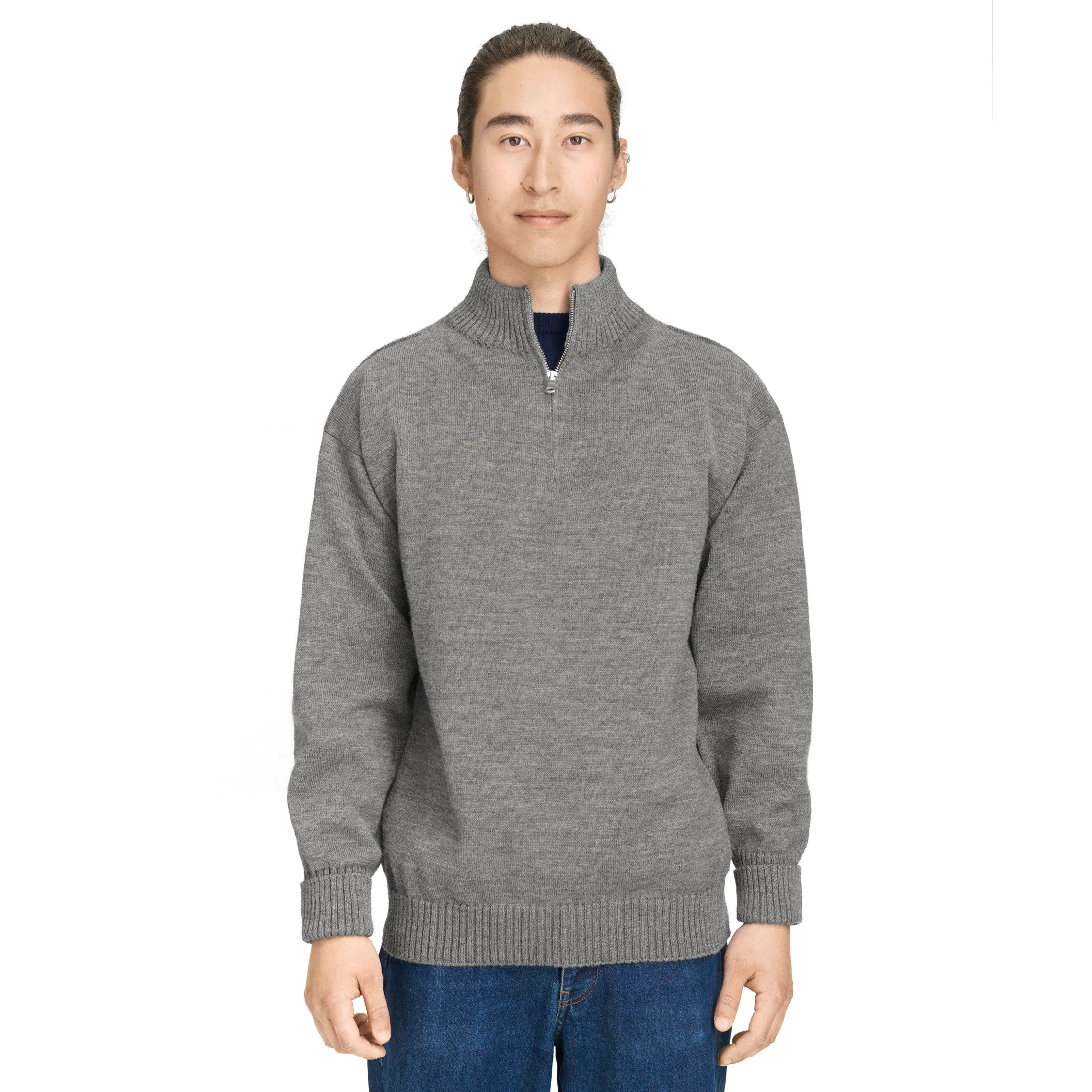 Seaman Half-Zip Off-White