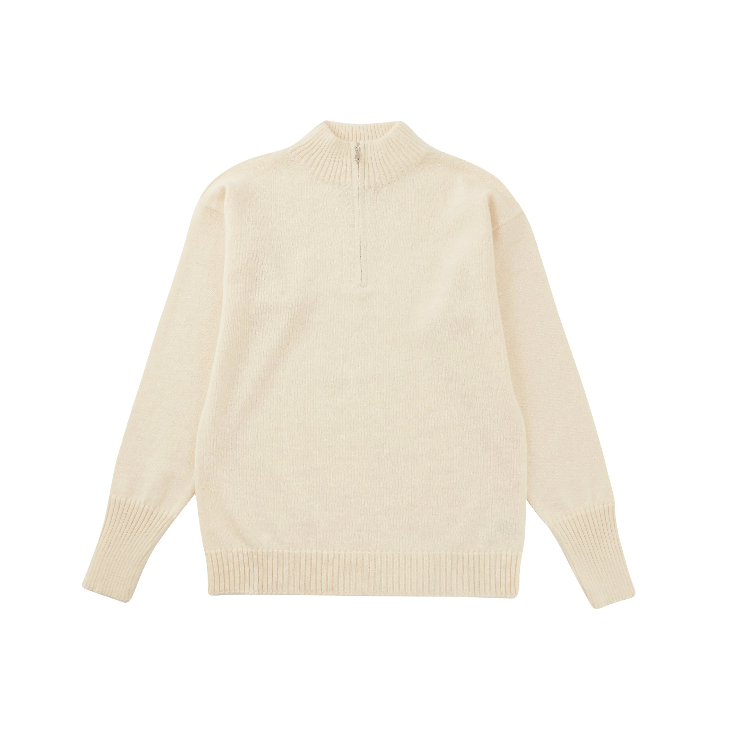 Seaman Half-Zip Off-White