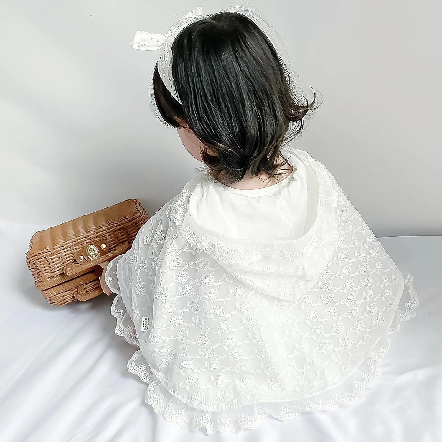 TENDYCOCO 2pcs Baby Girl Costume Babygirls' Clothes Beach Outfit Girls Cape