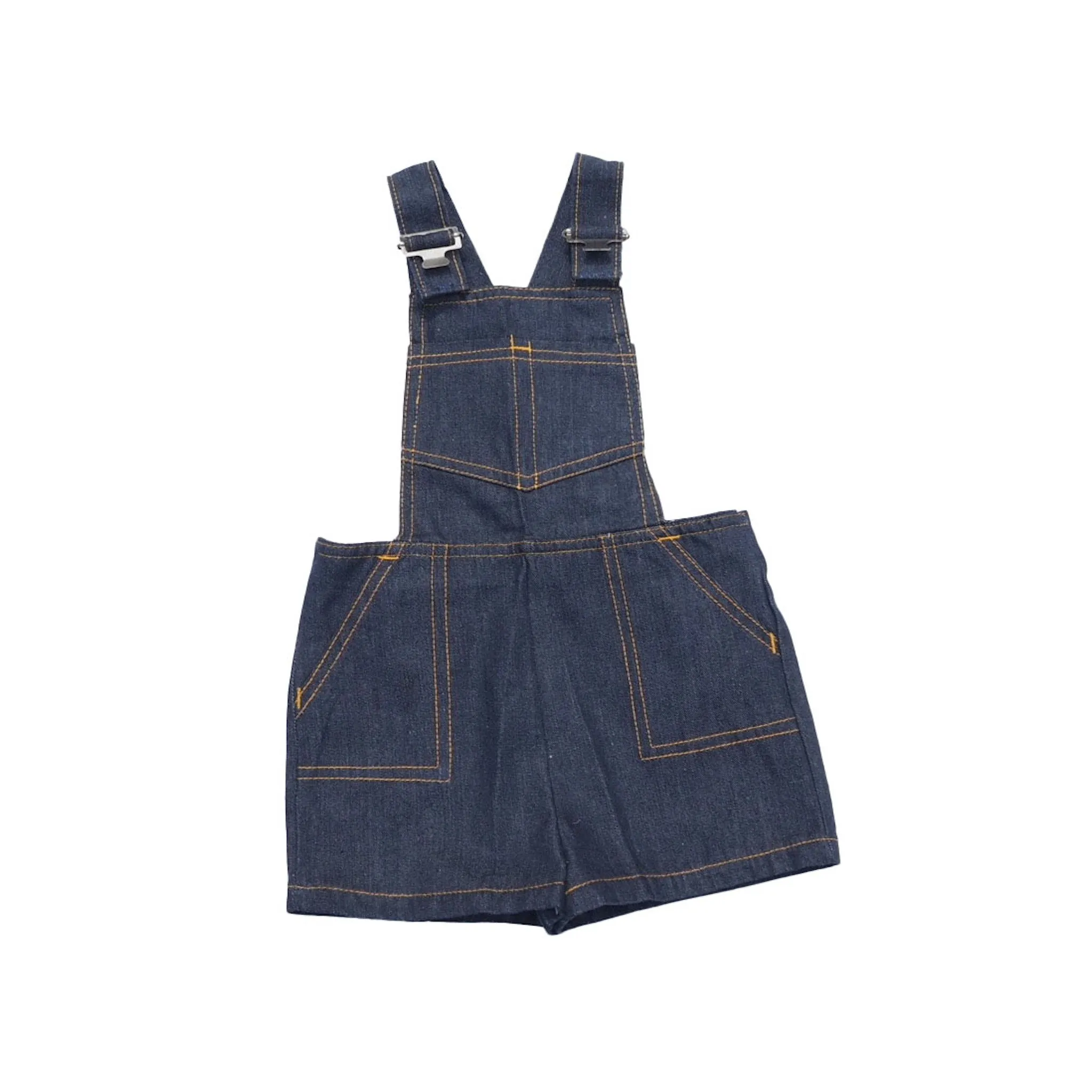 vintage denim shortalls