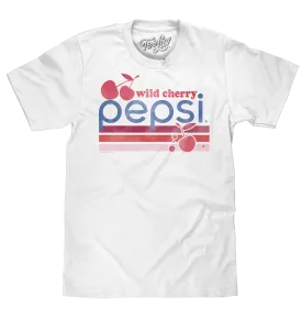 Vintage Wild Cherry Pepsi Logo T-Shirt - White