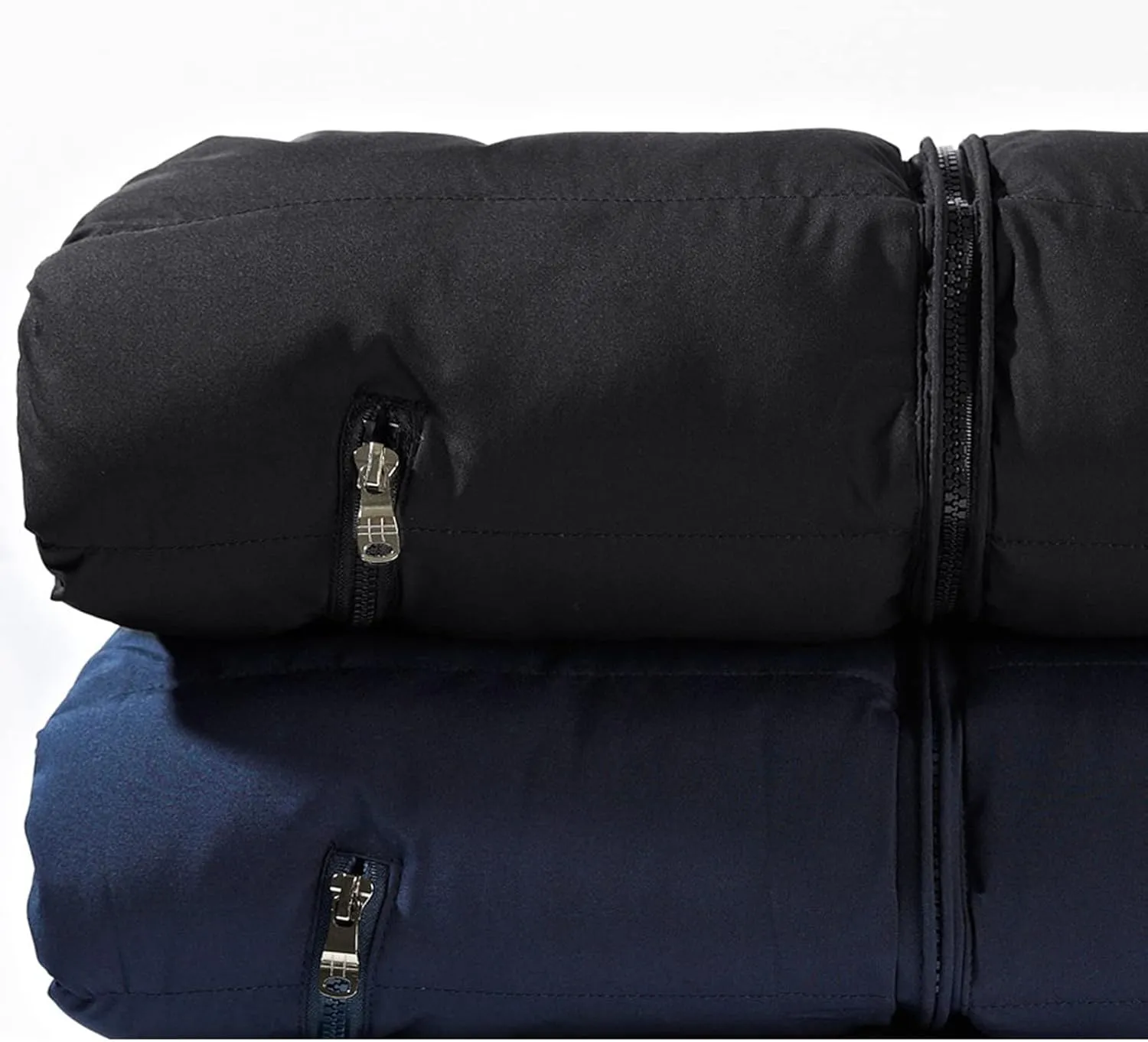 WENKOMG1 Winter Puffer Vest For Men,Lightweight Packable Ski Vest Zip Up Sleeveless Water Resistant Outerwear