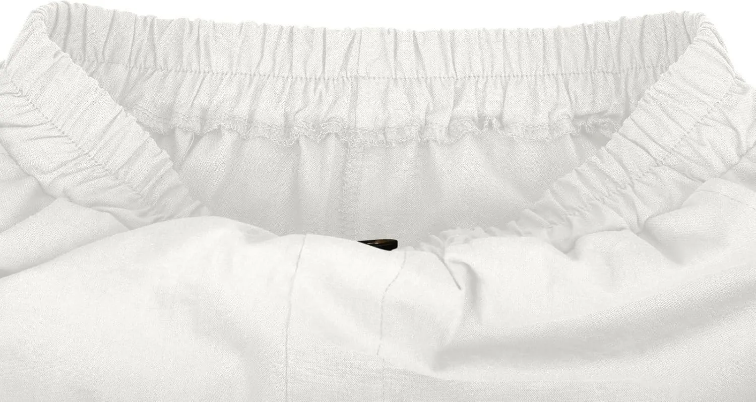 Womens Knee Length Shorts Dressy Casual Summer Loose Wide Leg Bermuda Shorts High Waisted Beach Vacation Outfits