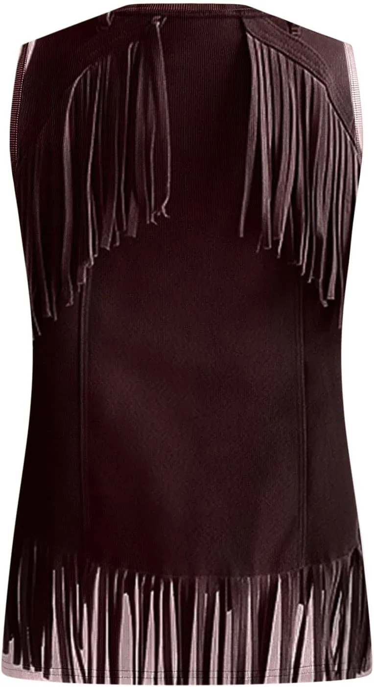 Women's Summer Sleeveless Tops Western Ethnic Style Print Feather Graphic Tank Top Slim Stretchy Workout Shirt Tee